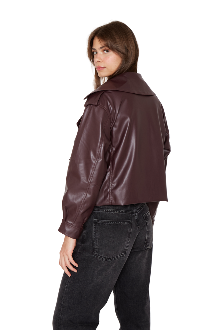Chaqueta Jess burdeo