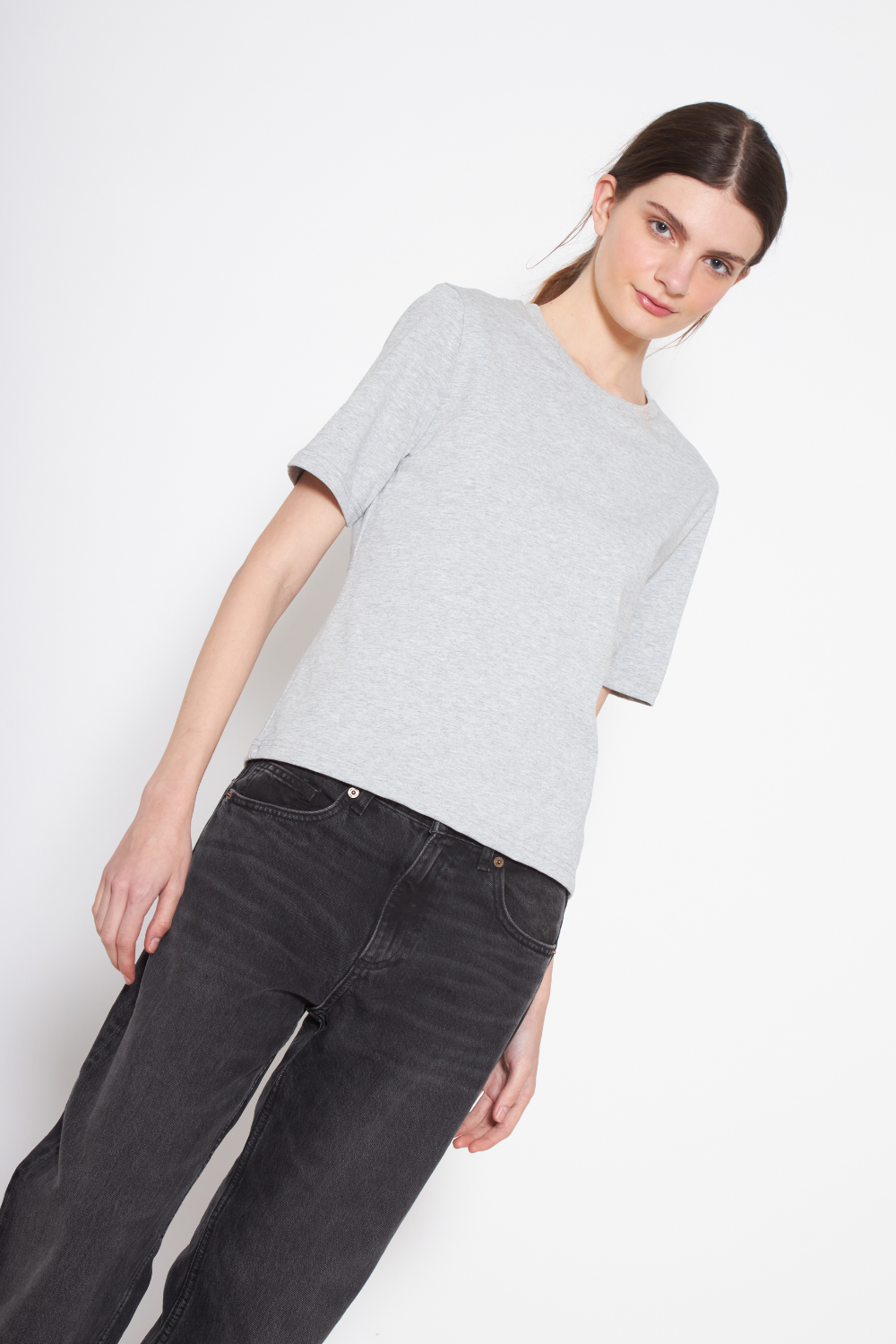 Polera Jacinta gris claro