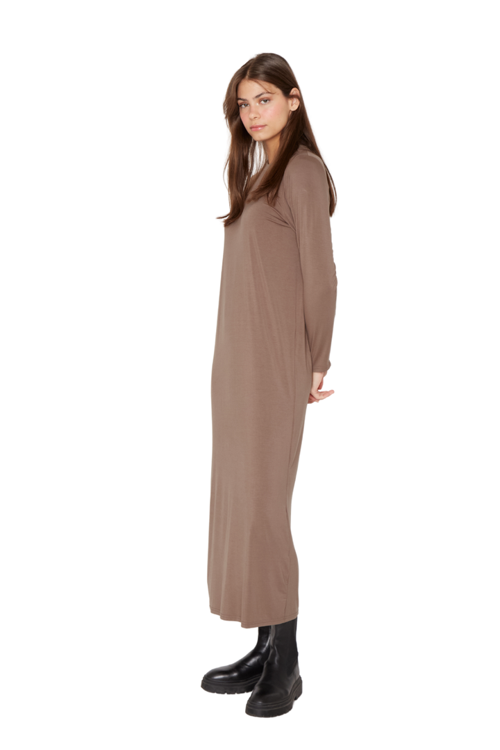 Vestido Antonia café