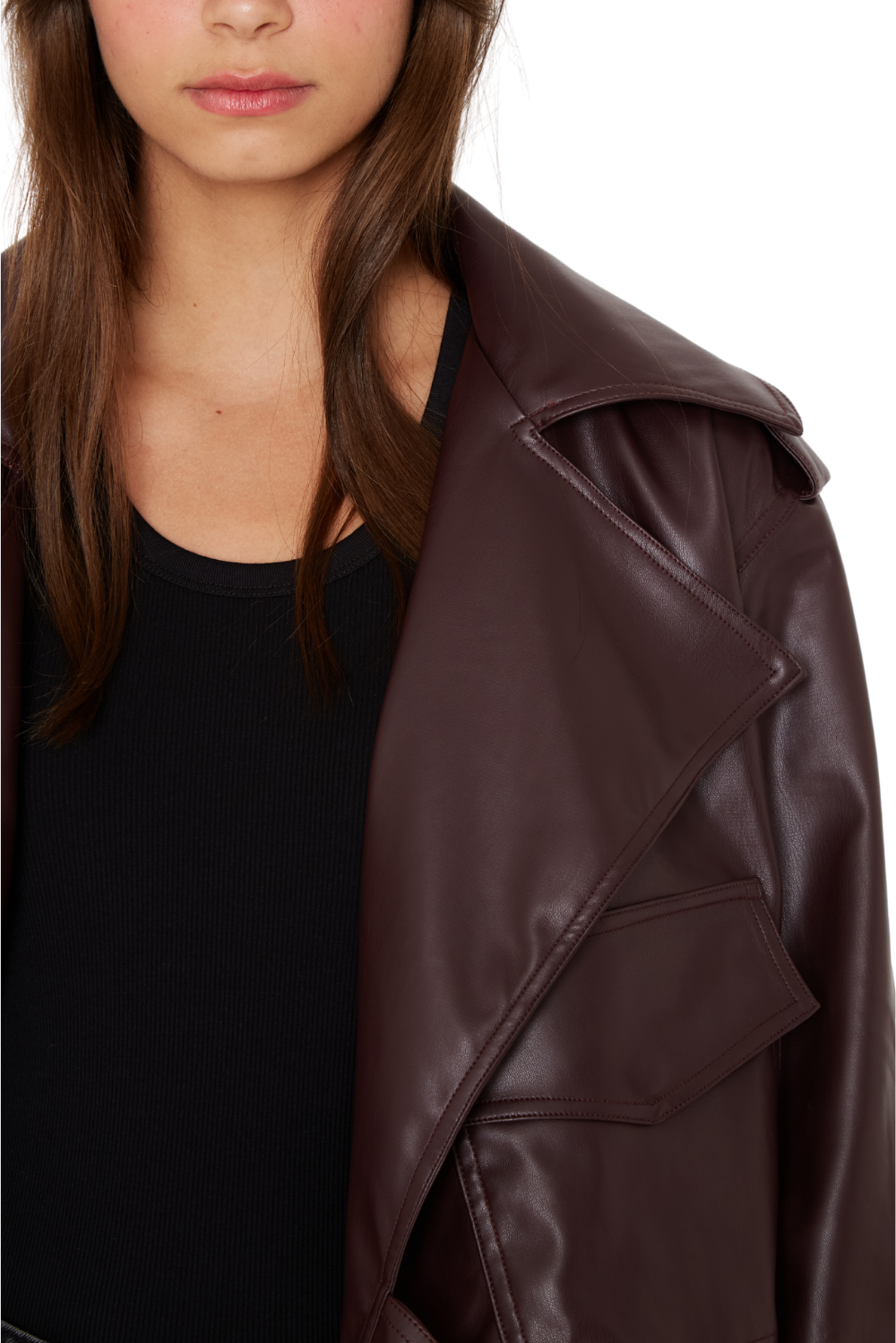Chaqueta Jess burdeo