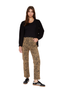 Pantalon Animal Print camel