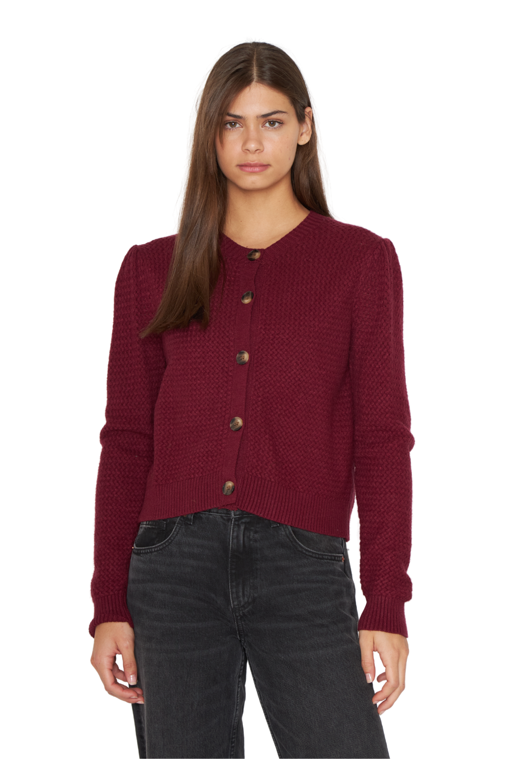 Chaleco Panal burdeo