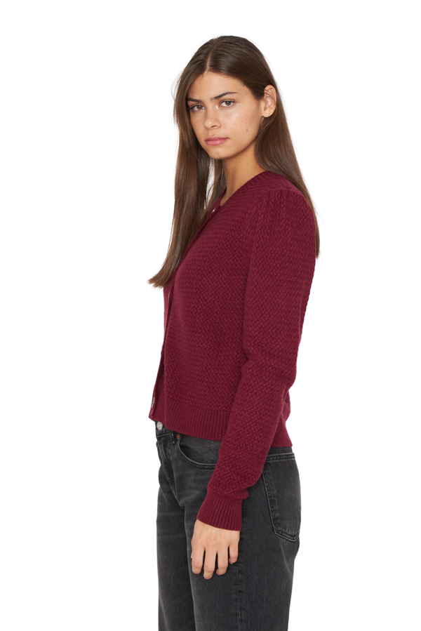 Chaleco Panal burdeo