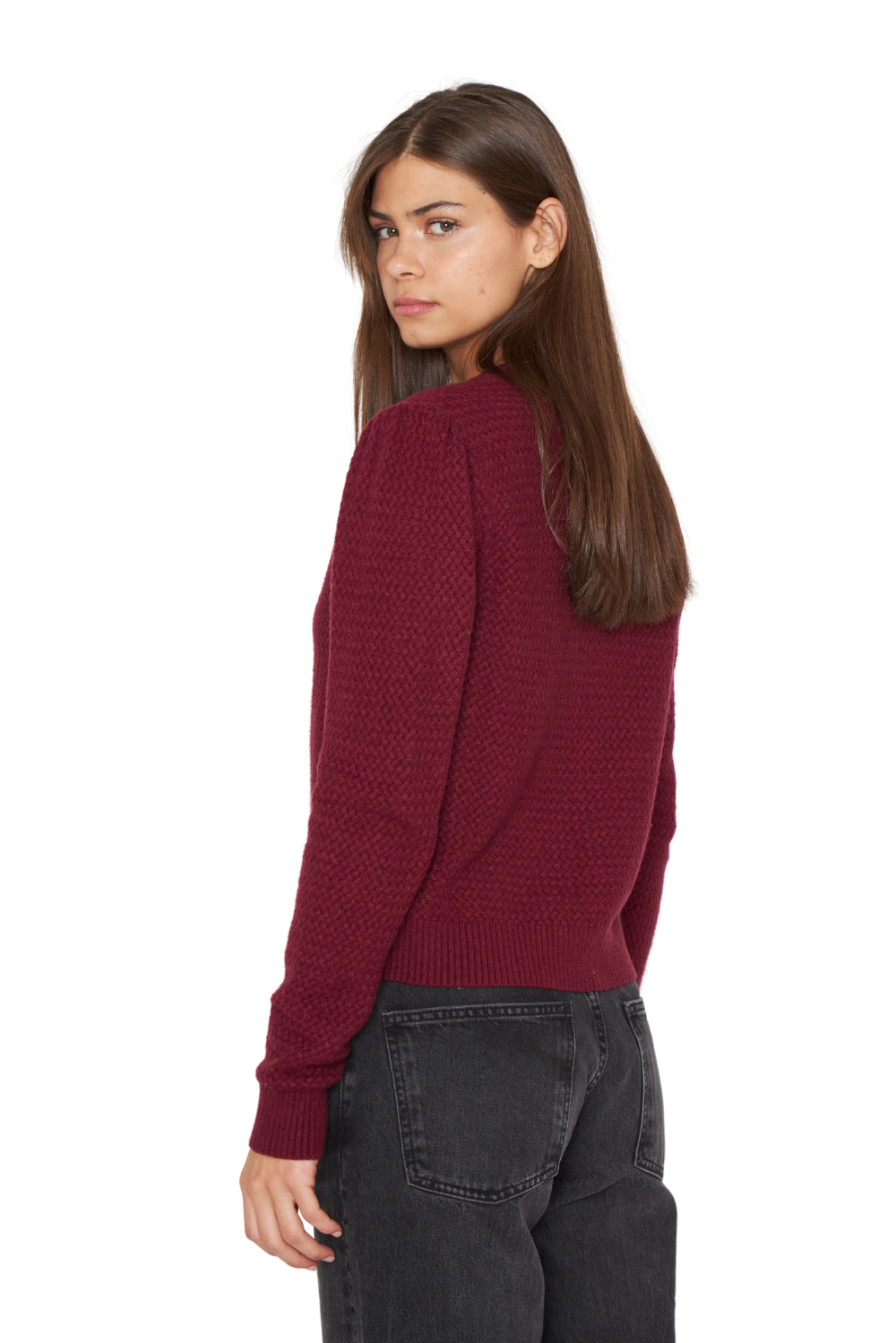 Chaleco Panal burdeo