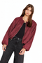Chaqueta Bimba burdeo