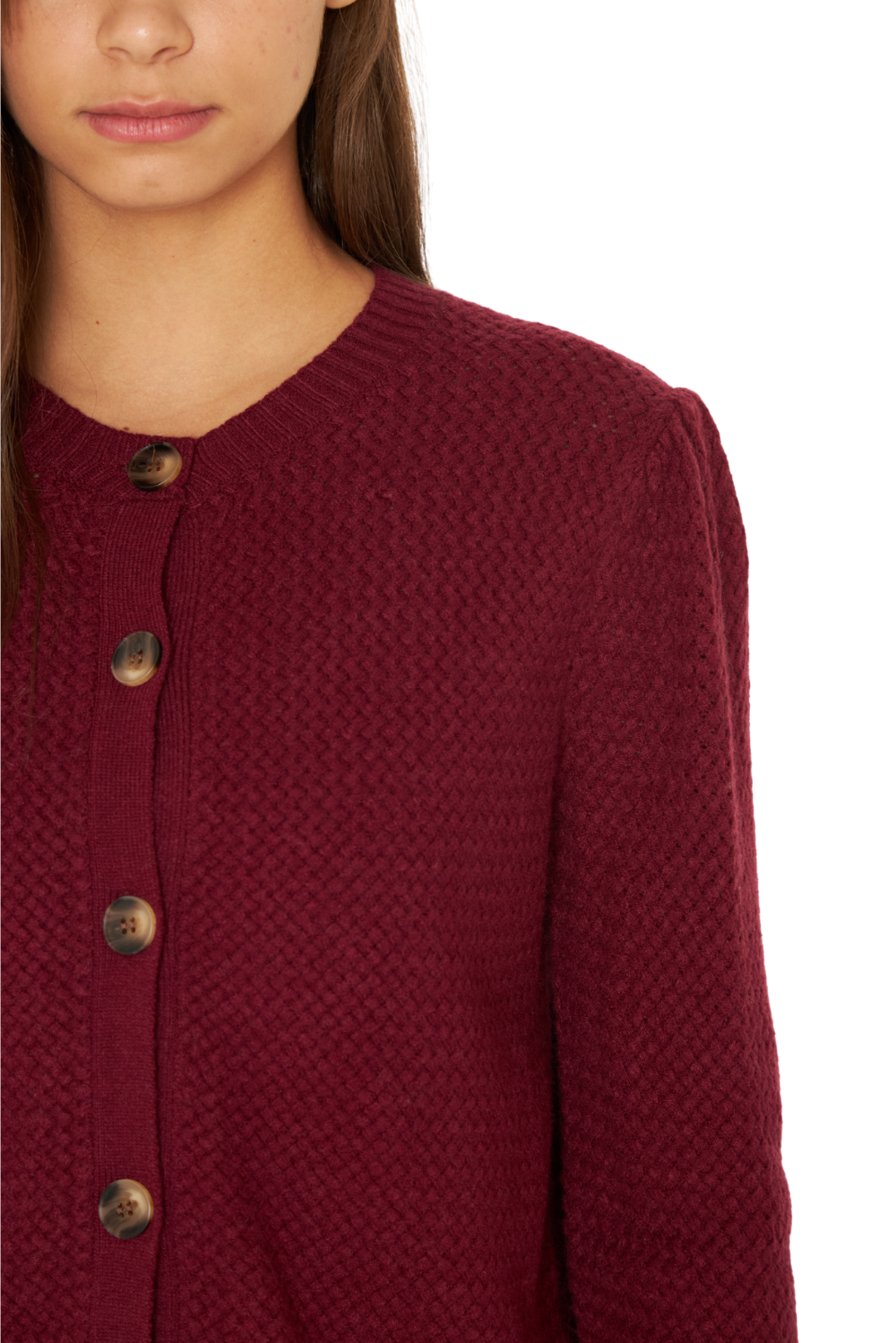 Chaleco Panal burdeo