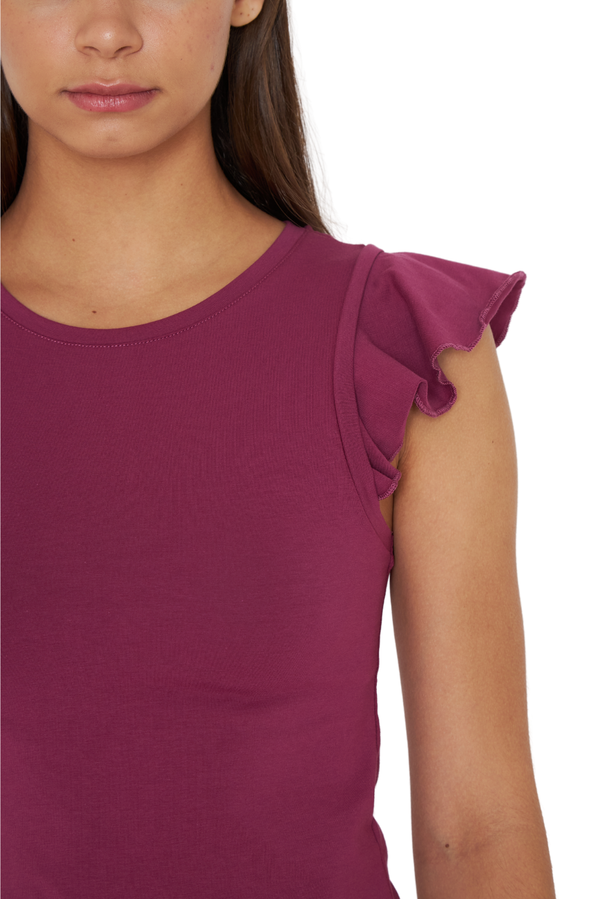 Polera Gracia alitas III uva