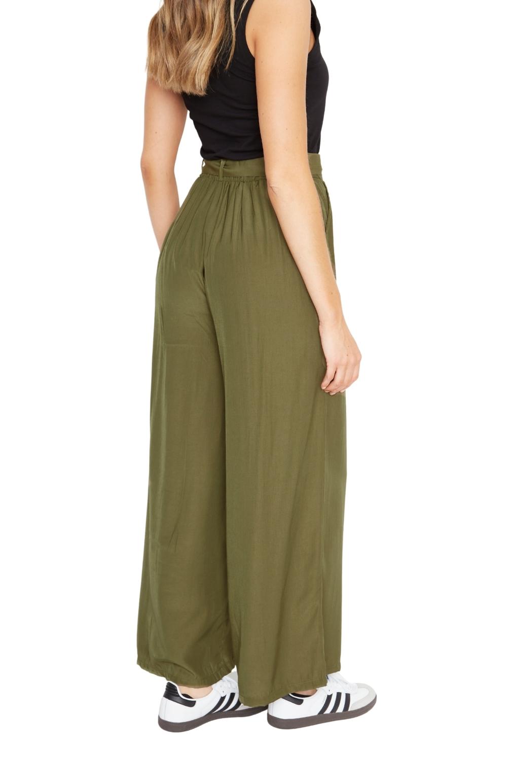 Pantalón Greta largo III verde