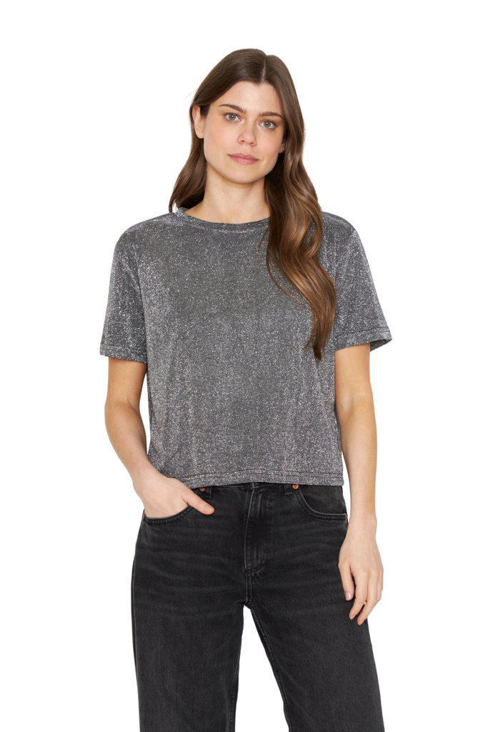 Polera Bow gris