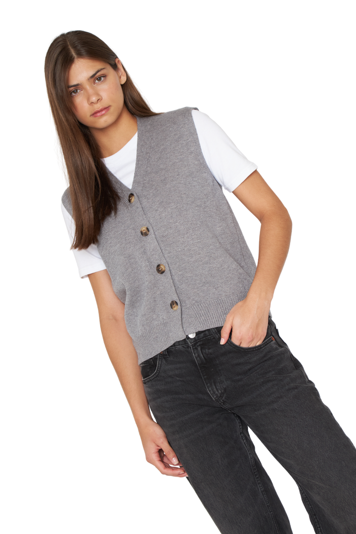 Chaleco Vale gris