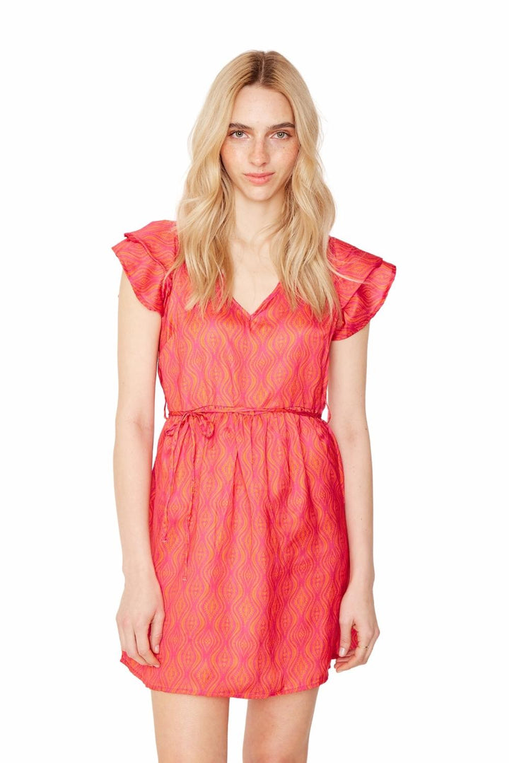 Vestido Anna corto boho print