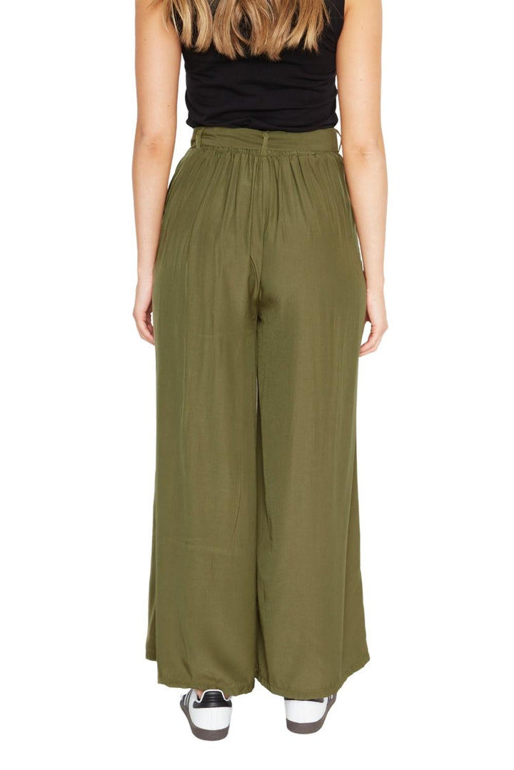 Pantalón Greta largo III verde
