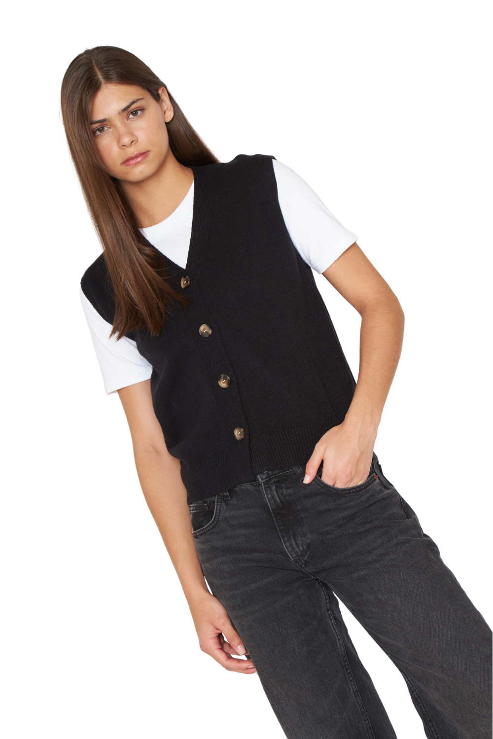 Chaleco Vale negro