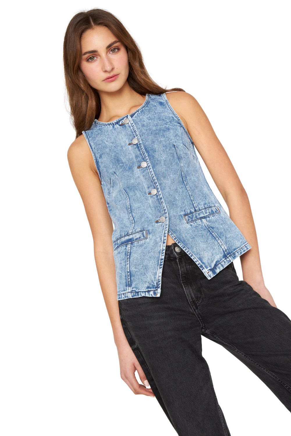 Vest Alicia azul