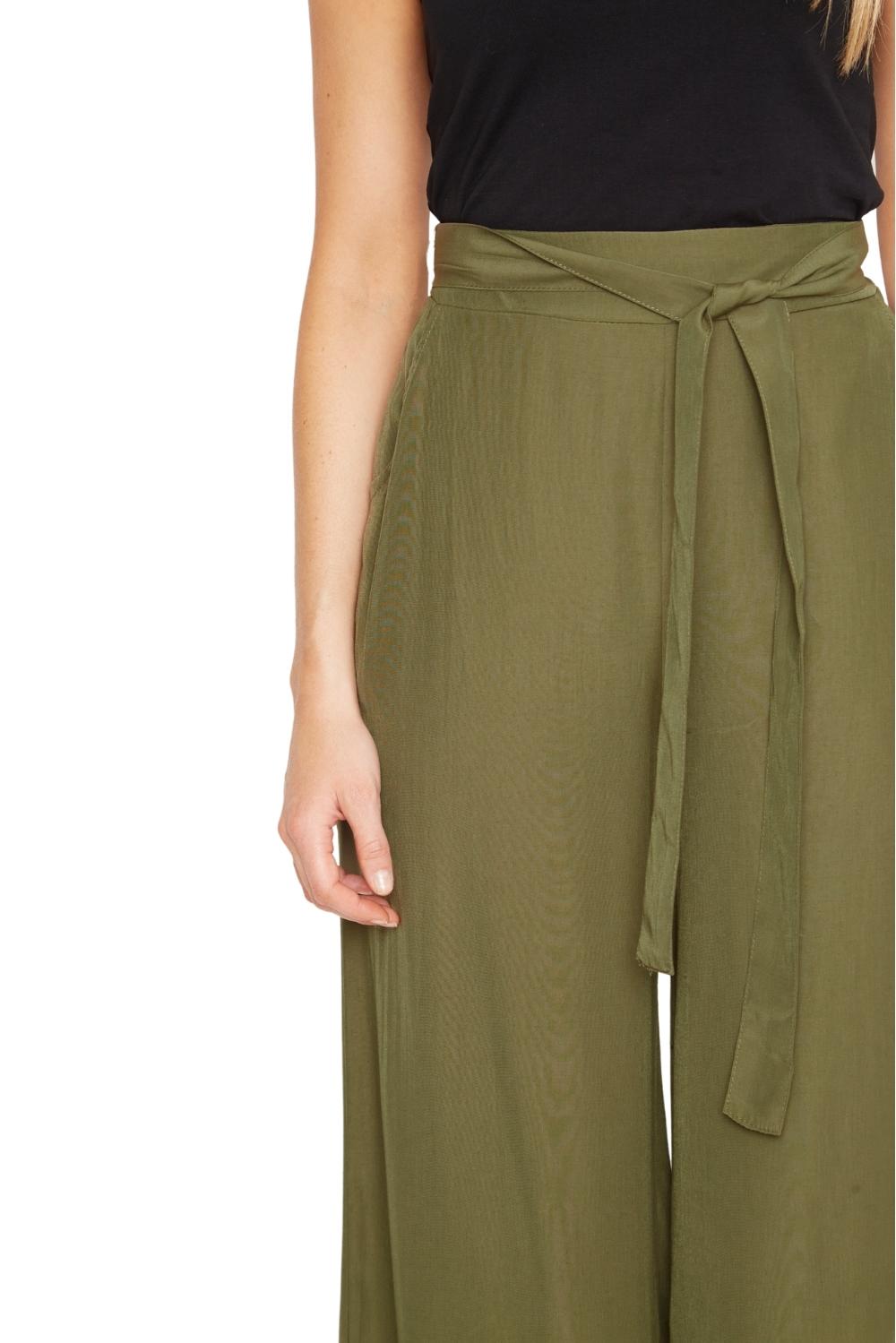 Pantalón Greta largo III verde