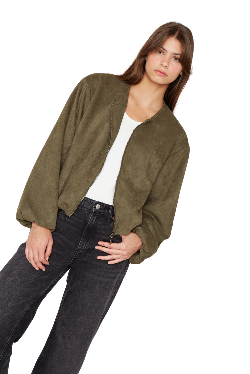 Chaqueta Bimba verde