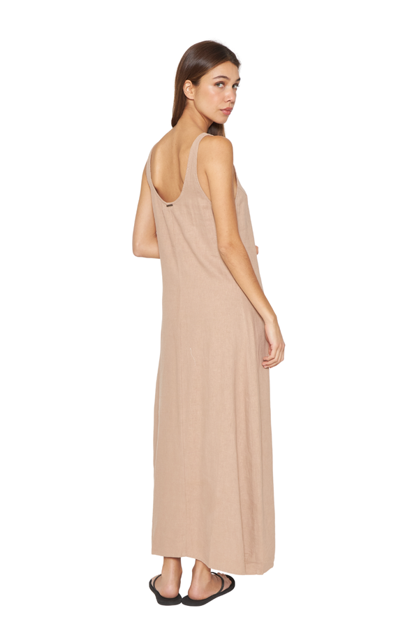 Vestido Mila crudo
