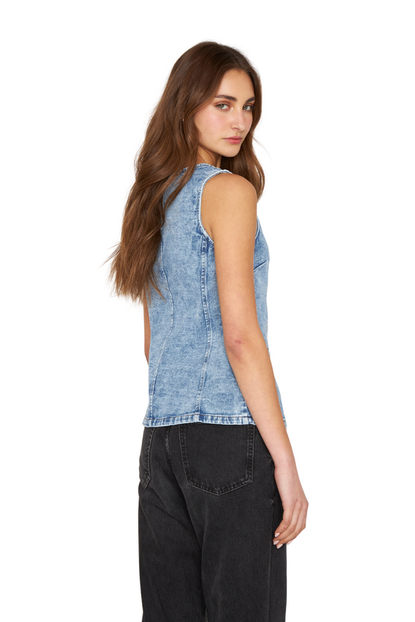 Vest Alicia azul