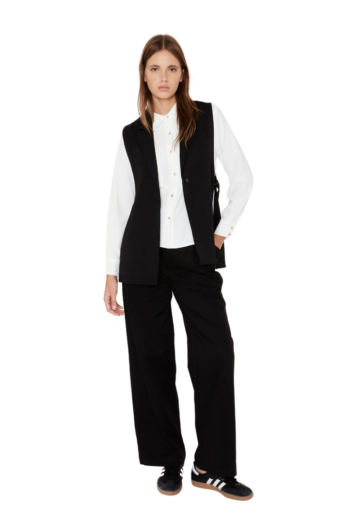 Blazer Owen negro sin manga