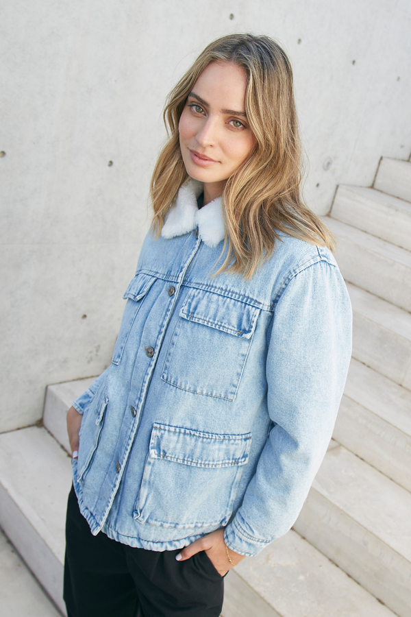 Chaqueta James denim azul
