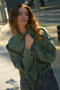 Chaqueta Aviadora Cotton verde
