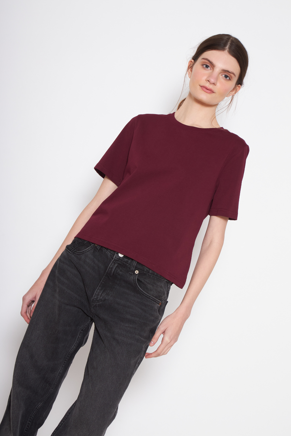 Polera Jacinta burdeo
