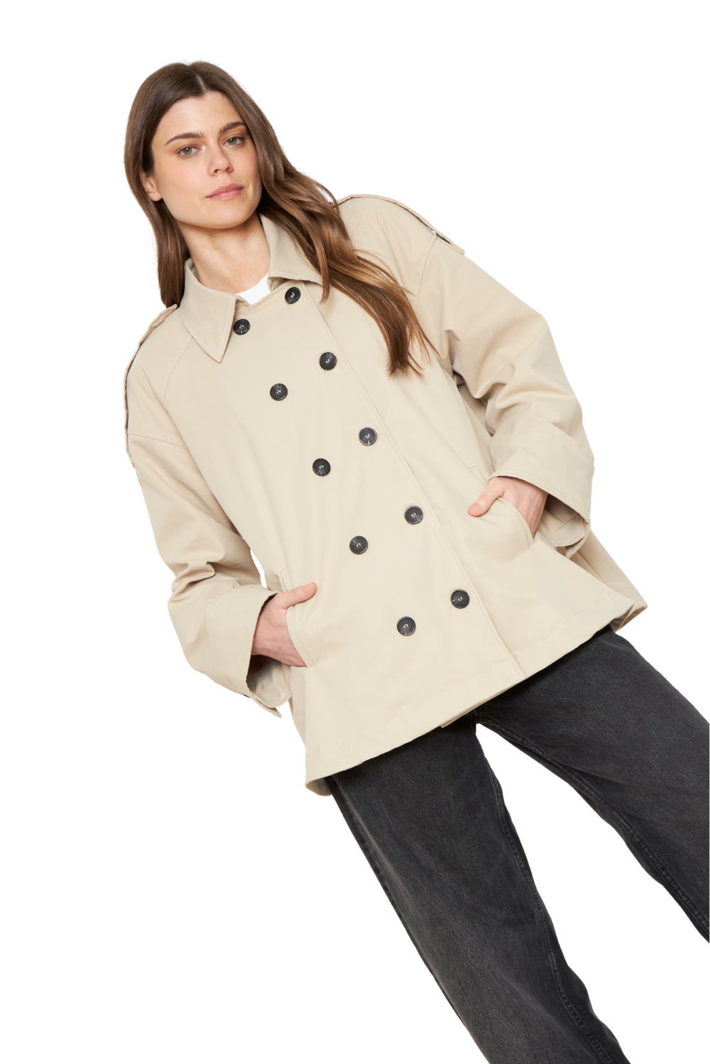 Trench Coat Cloe crudo