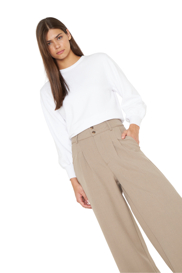 Pantalón Laura Winter crudo