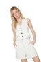 Vest Owen rayas blanco