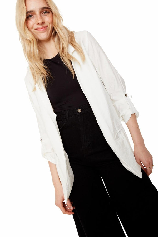 Blazer Olivia blanco