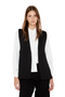 Blazer Owen rayas negro sin manga