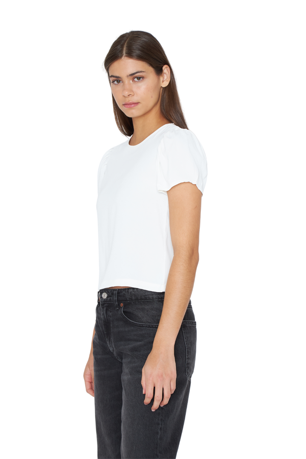 Blusa Olivia satín blanca