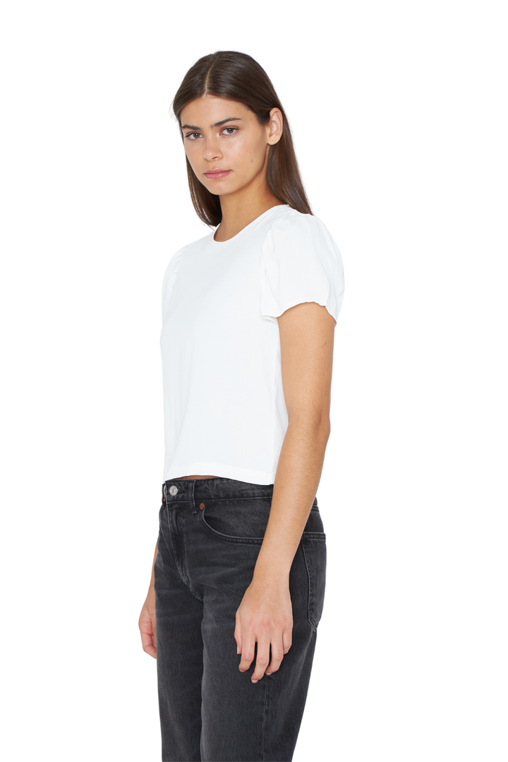 Blusa Olivia satín blanca