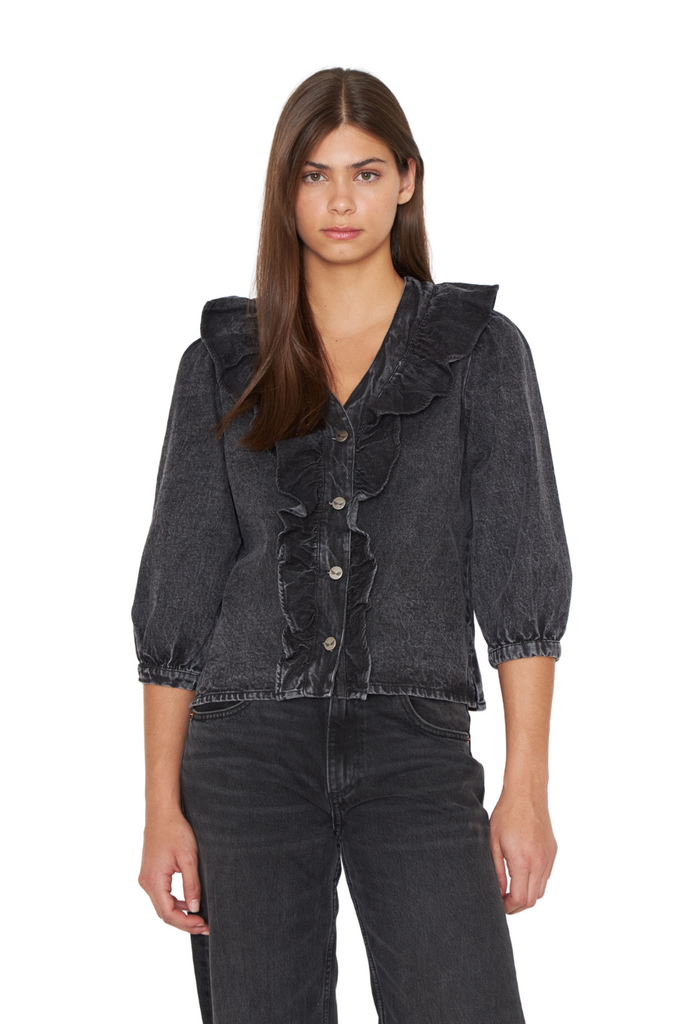 Blusa Celine negra