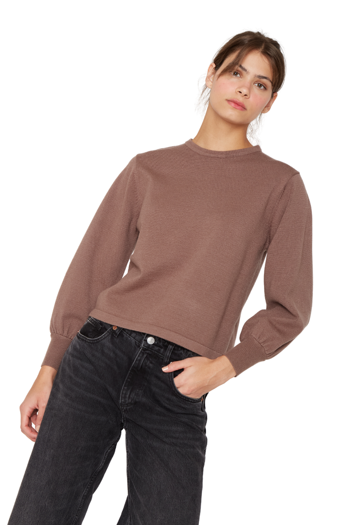 Chaleco Harper café