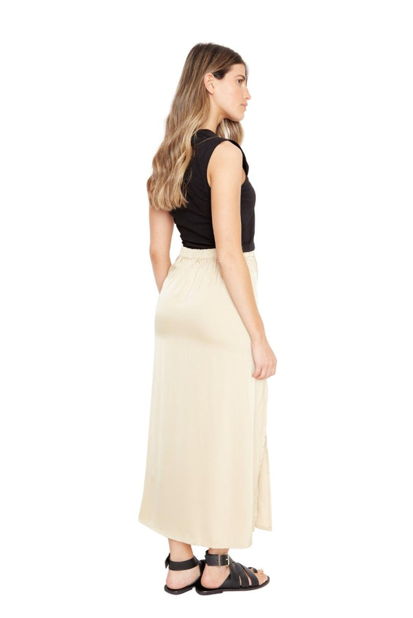 Falda Jane satin dorada