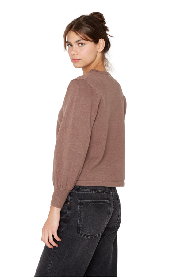 Chaleco Harper café