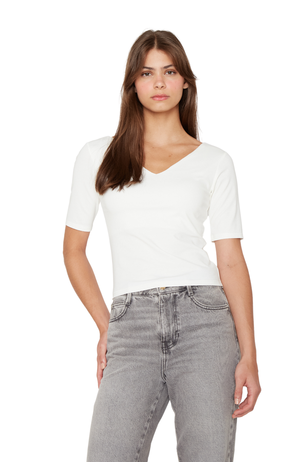 Polera Elisa blanca