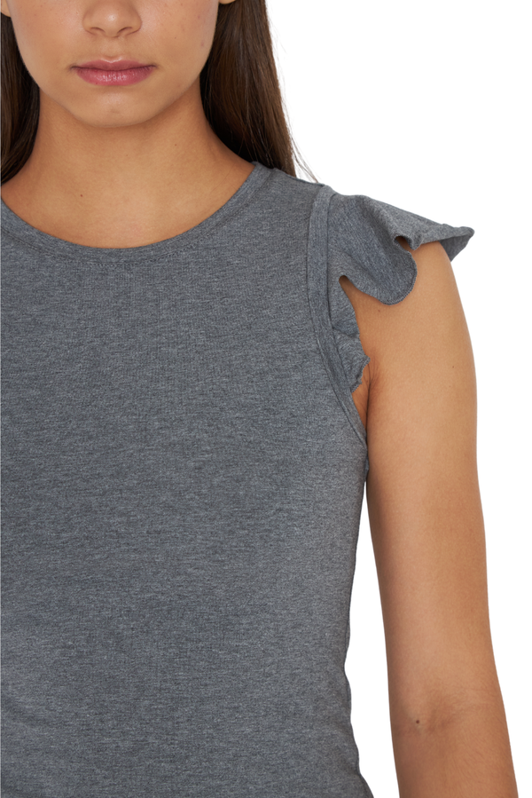 Polera Gracia alitas III gris