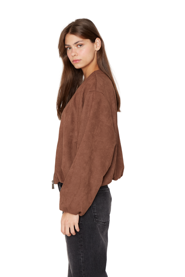 Chaqueta Bimba café