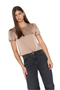 Blusa Olivia satin café