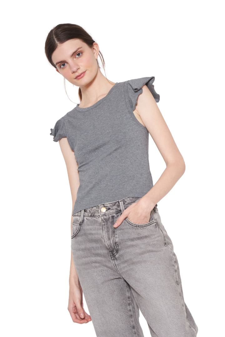 Polera Gracia alitas III gris