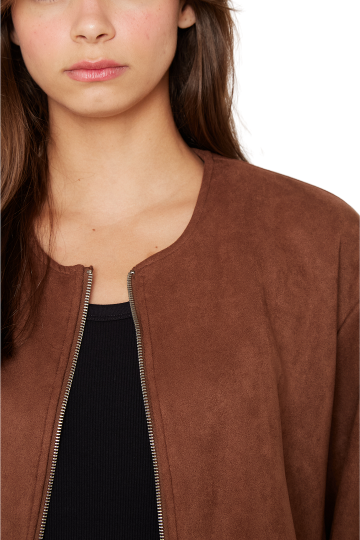 Chaqueta Bimba café