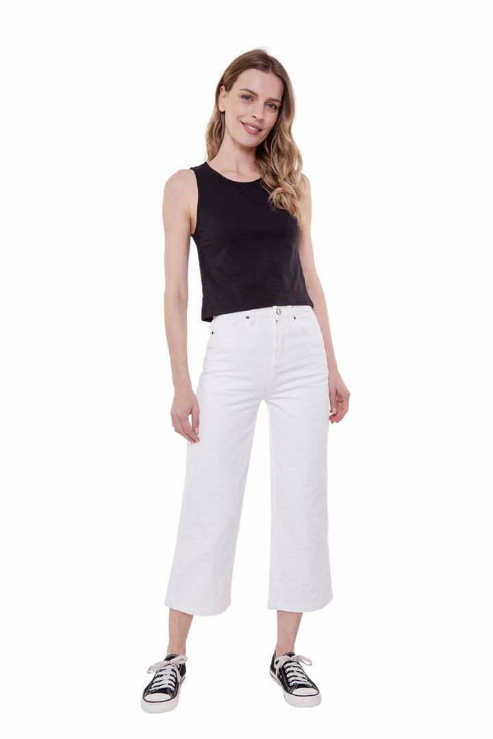 Polera Gracia crop II negra