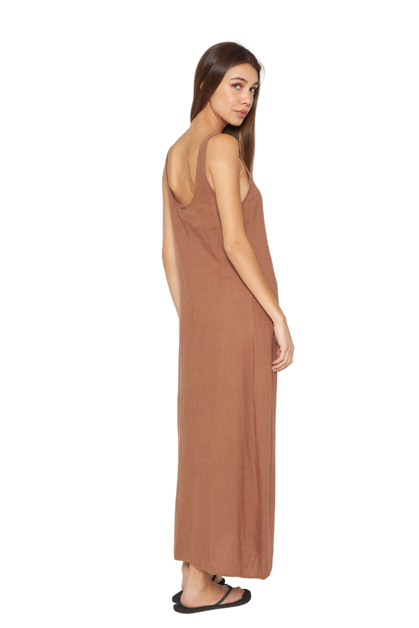 Vestido Mila café