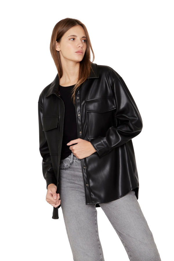 Camisa Tokio oversize negra