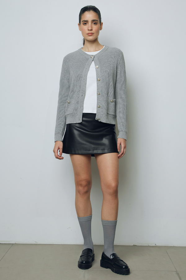 Falda Taylor negra