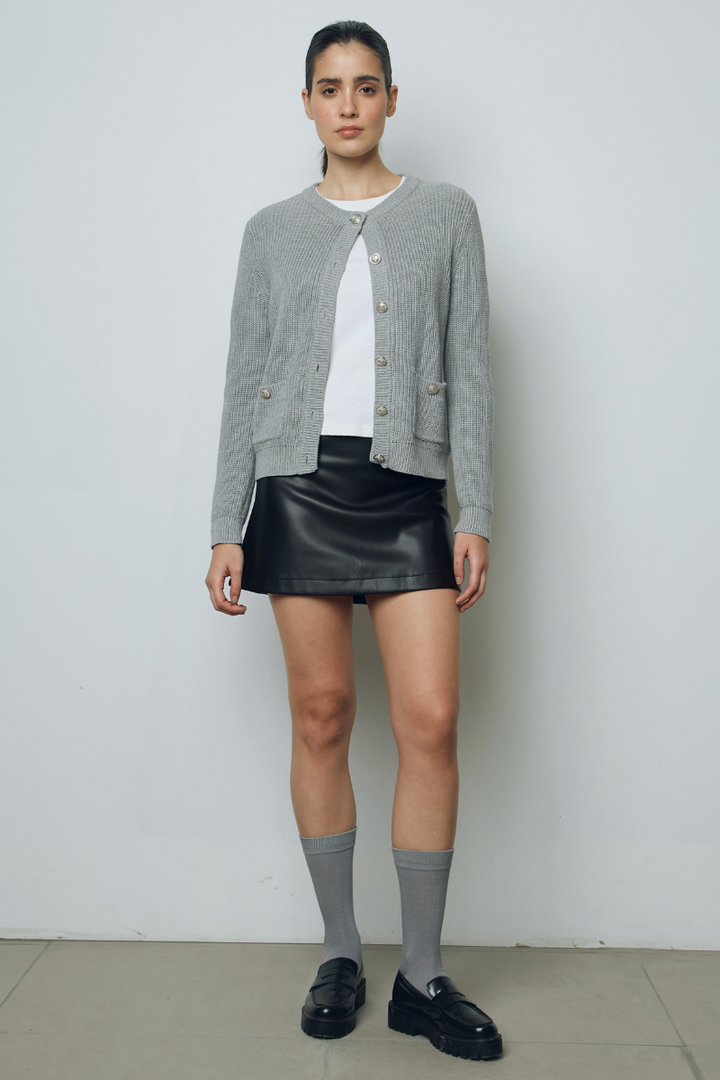 Falda Taylor negra
