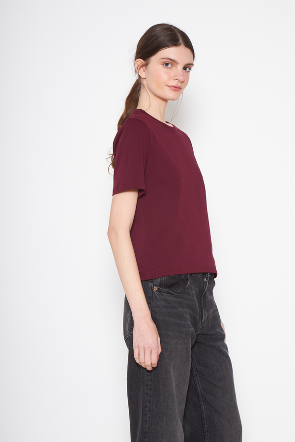 Polera Jacinta burdeo