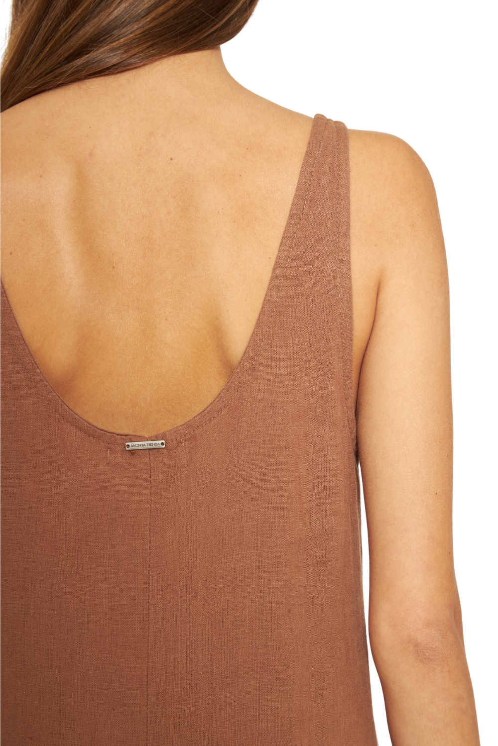 Vestido Mila café